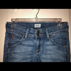 Light wash HUDSON skinny jeans